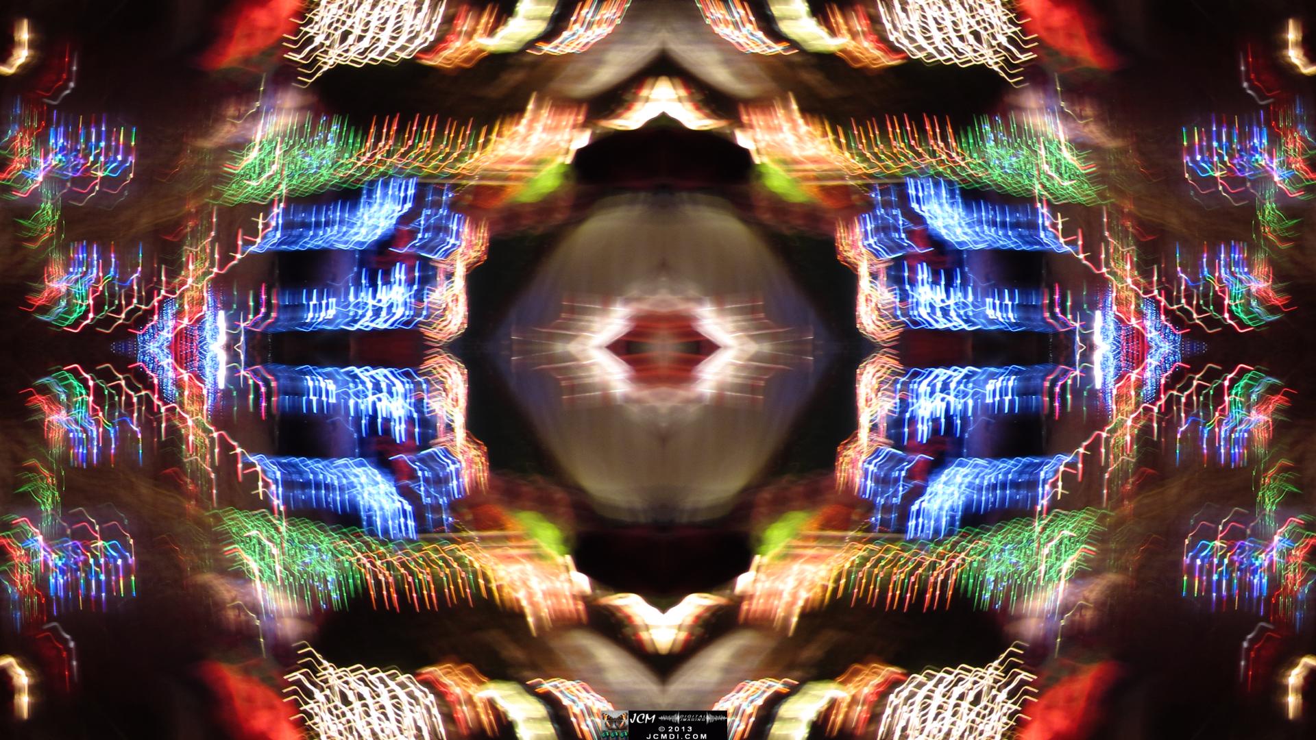 Wakefield Holiday Lightshow 2013 Quadroscopic long exposure artwork